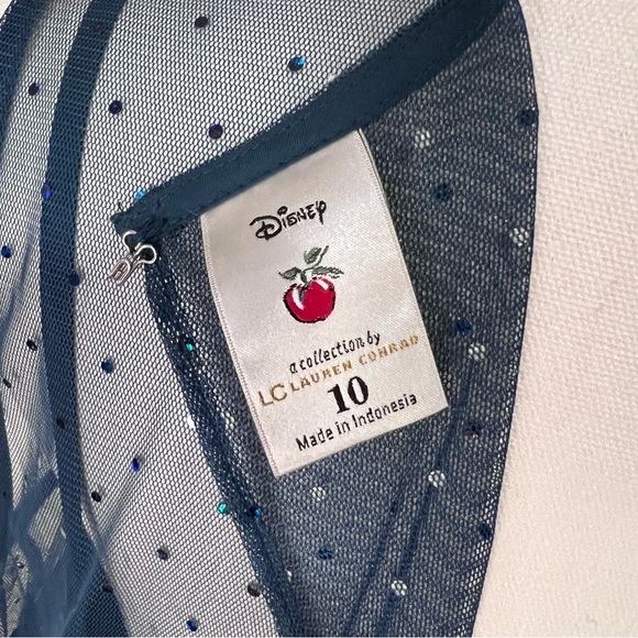 Disney Collection by Lauren Conrad size 10 sparkling crystal teal dress - Picture 7 of 10